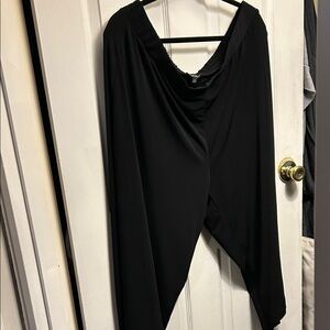 Adrianna Papell Black Gathered Pants